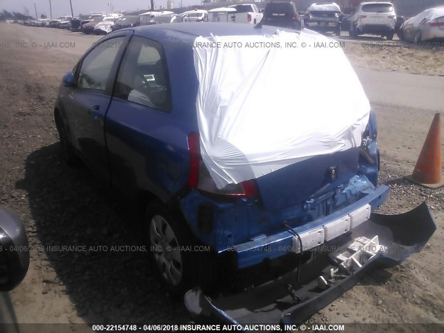 JTDJT923575136449 - 2007 TOYOTA YARIS BLUE photo 3