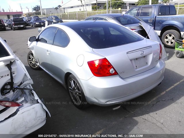 JTKDE177750062345 - 2005 TOYOTA SCION TC 银色 照片 3