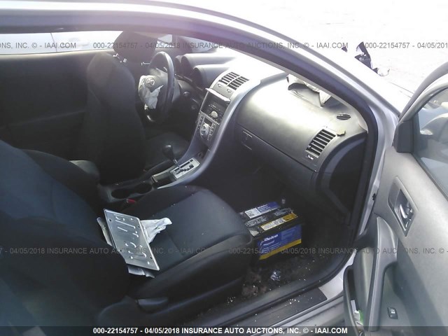 JTKDE177750062345 - 2005 TOYOTA SCION TC 银色 照片 5