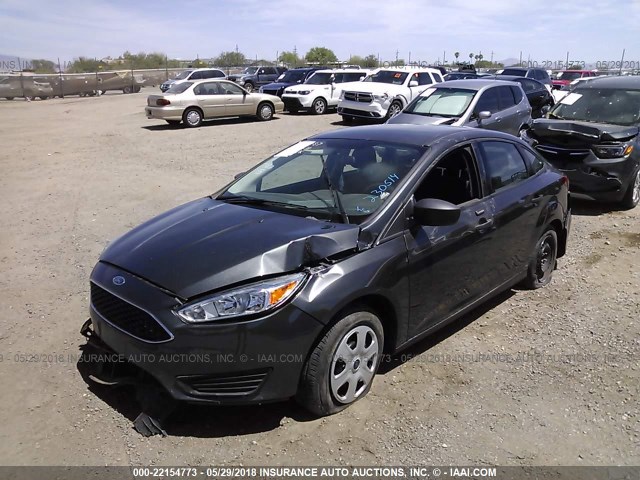 1FADP3E27GL230514 - 2016 FORD FOCUS S GRAY photo 2