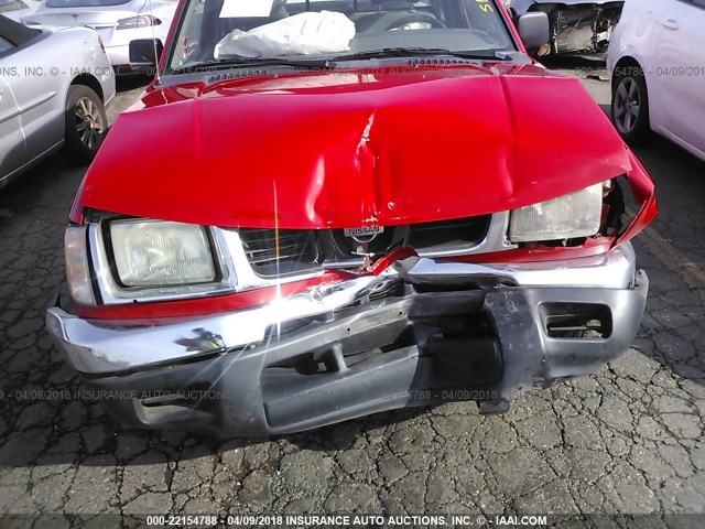 1N6DD26S5WC317402 - 1998 NISSAN FRONTIER KING CAB XE/KING CAB SE RED photo 6