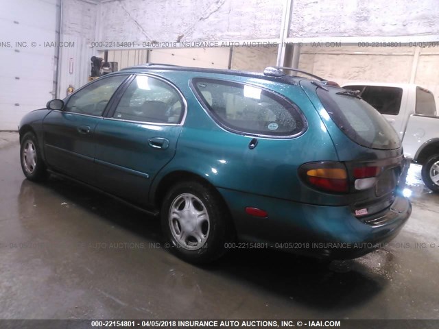 1FALP57U4TG148796 - 1996 FORD TAURUS GL GREEN photo 3