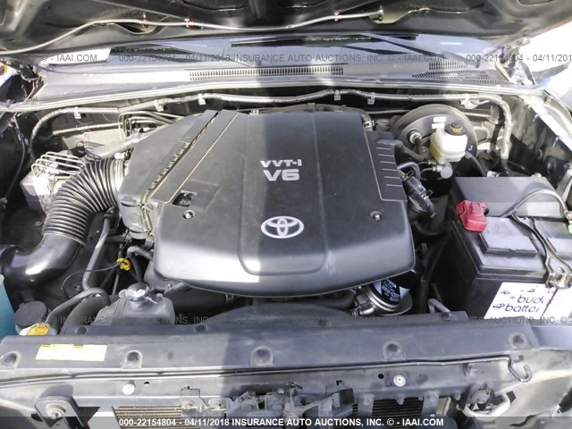 5TEUU42N49Z607148 - 2009 TOYOTA TACOMA ACCESS CAB Schwarz Foto 10