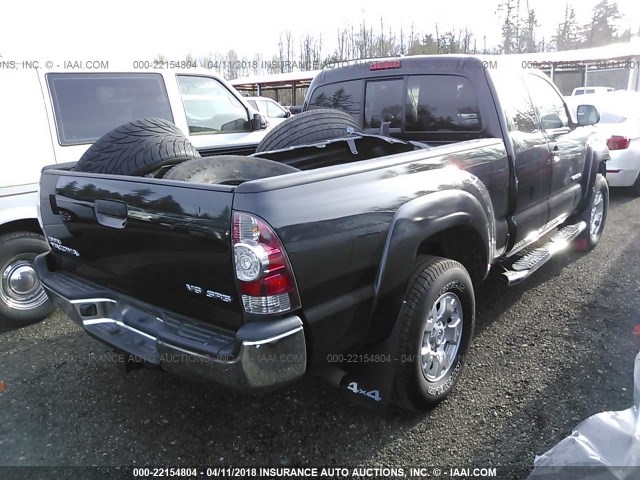 5TEUU42N49Z607148 - 2009 TOYOTA TACOMA ACCESS CAB Schwarz Foto 4