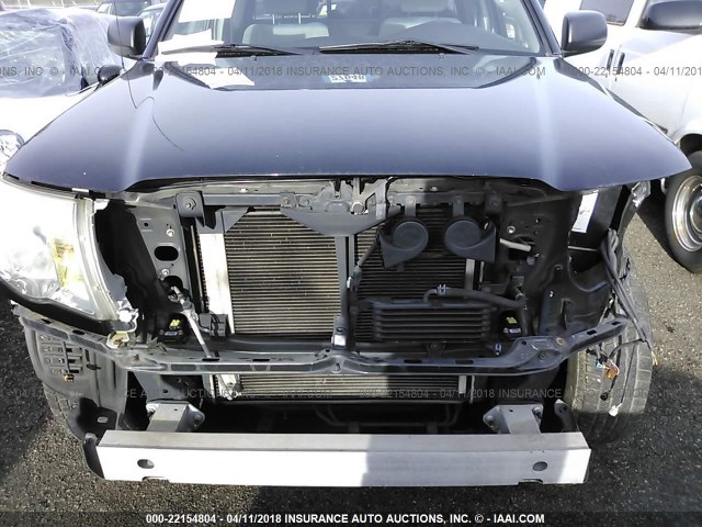 5TEUU42N49Z607148 - 2009 TOYOTA TACOMA ACCESS CAB Schwarz Foto 6