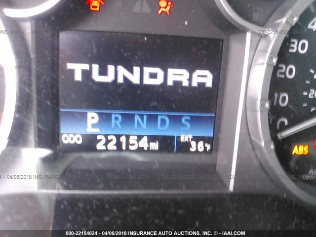 5TFUM5F10FX062100 - 2015 TOYOTA TUNDRA DOUBLE CAB SR/SR5 WHITE photo 7