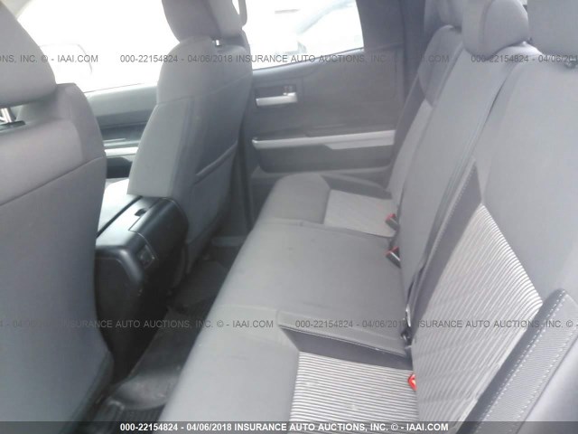 5TFUM5F10FX062100 - 2015 TOYOTA TUNDRA DOUBLE CAB SR/SR5 WHITE photo 8