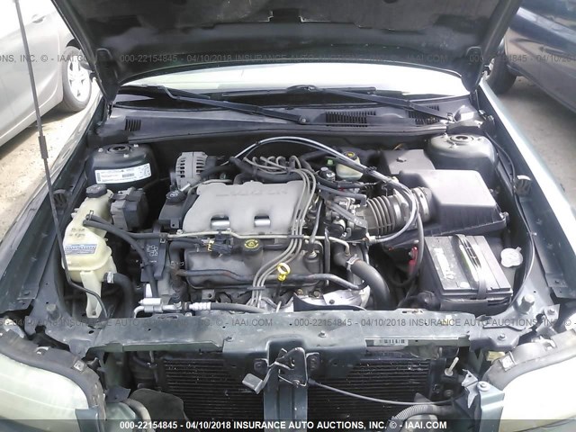 1G1NE52J82M591631 - 2002 CHEVROLET MALIBU LS Light Blue photo 10