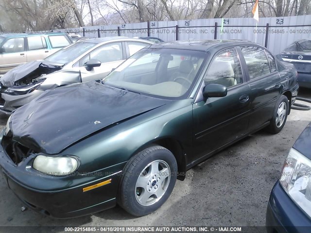 1G1NE52J82M591631 - 2002 CHEVROLET MALIBU LS Light Blue photo 2