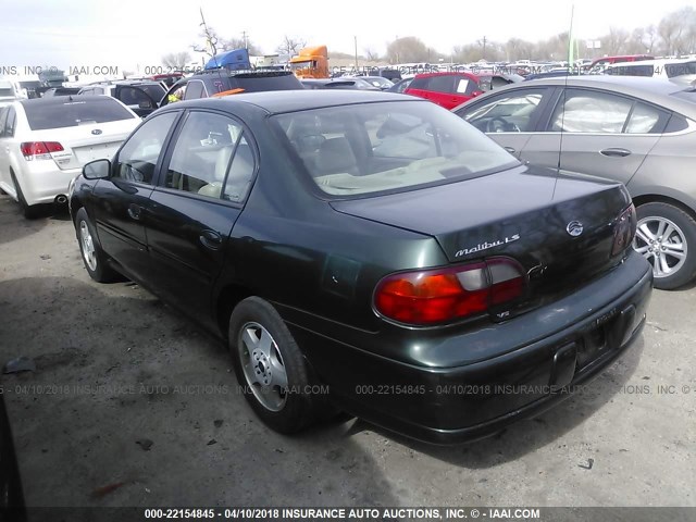 1G1NE52J82M591631 - 2002 CHEVROLET MALIBU LS Light Blue photo 3