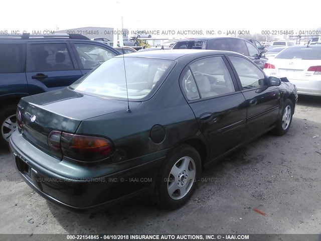 1G1NE52J82M591631 - 2002 CHEVROLET MALIBU LS Light Blue photo 4