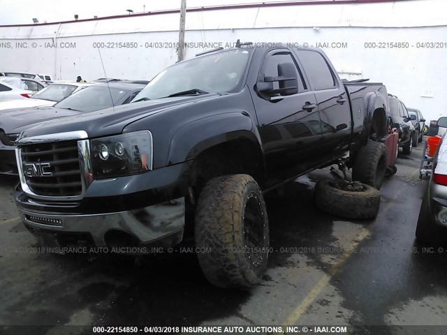 1GTHK23618F182292 - 2008 GMC SIERRA K2500 HEAVY DUTY BLACK photo 2