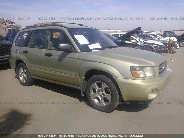 JF1SG65693H704844 - 2003 SUBARU FORESTER 2.5XS ოქროსფერი ფოტო 1
