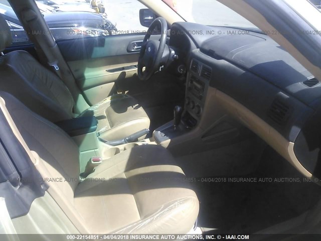 JF1SG65693H704844 - 2003 SUBARU FORESTER 2.5XS ოქროსფერი ფოტო 5