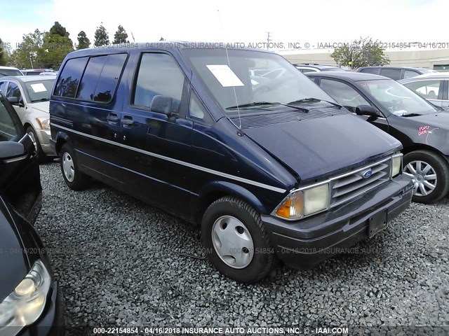 1FMCA11U5SZC03977 - 1995 FORD AEROSTAR Dark Blue photo 1