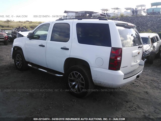 1GNFK13058R225373 - 2008 CHEVROLET TAHOE K1500 WHITE photo 3