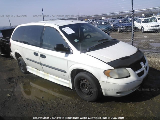 1D4GP24R84B594560 - 2004 DODGE GRAND CARAVAN SE WHITE photo 1