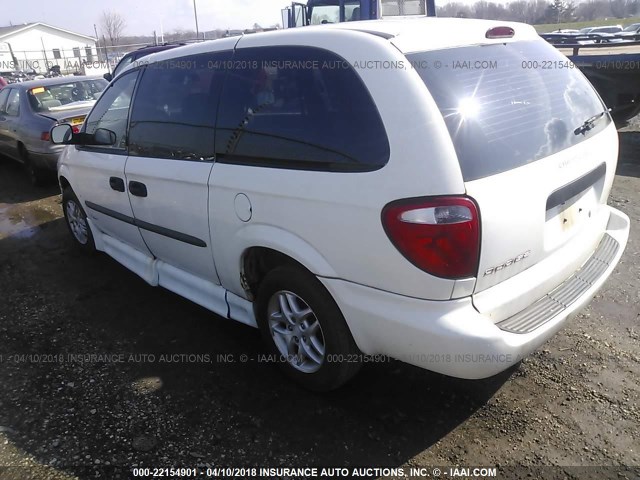 1D4GP24R84B594560 - 2004 DODGE GRAND CARAVAN SE WHITE photo 3