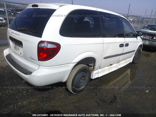 1D4GP24R84B594560 - 2004 DODGE GRAND CARAVAN SE WHITE photo 4