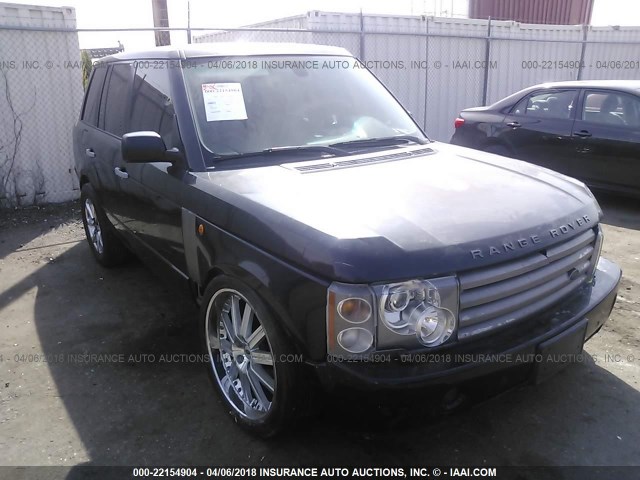 SALME11434A152504 - 2004 LAND ROVER RANGE ROVER HSE BLACK photo 1