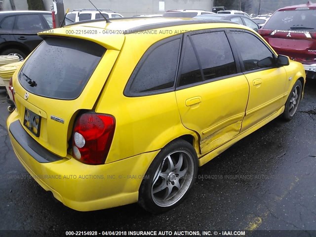 JM1BJ245431196174 - 2003 MAZDA PROTEGE PR5 黄色 照片 4