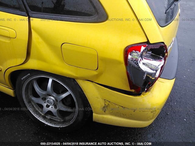 JM1BJ245431196174 - 2003 MAZDA PROTEGE PR5 YELLOW photo 6