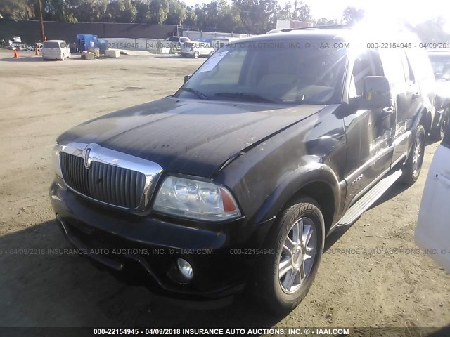 5LMEU68H64ZJ37378 - 2004 LINCOLN AVIATOR 黑色 照片 2