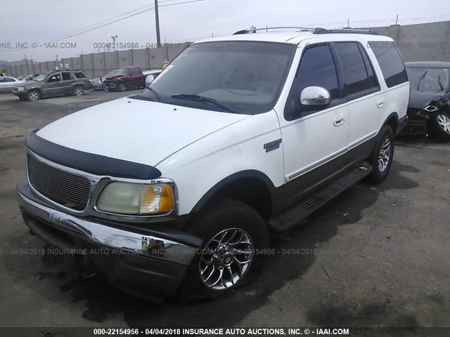 1FMPU16L01LA35062 - 2001 FORD EXPEDITION XLT 白色 照片 2