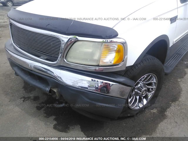 1FMPU16L01LA35062 - 2001 FORD EXPEDITION XLT 白色 照片 6