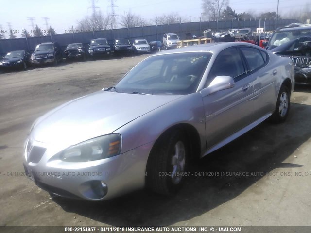 2G2WP552581164474 - 2008 PONTIAC GRAND PRIX ვერცხლისფერი ფოტო 2