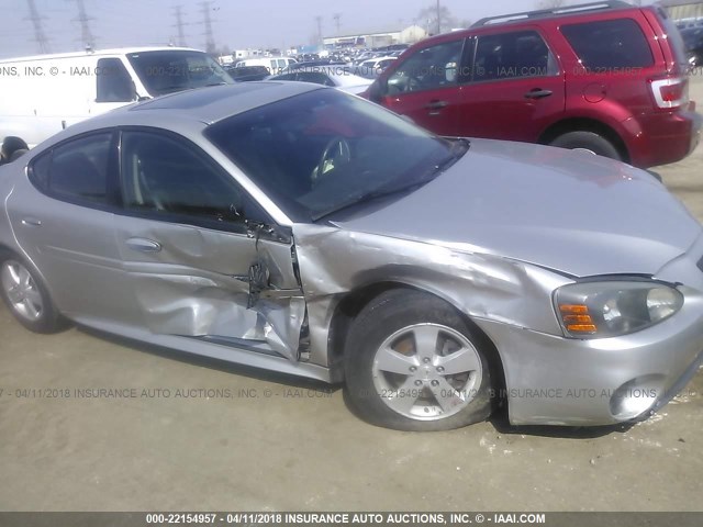 2G2WP552581164474 - 2008 PONTIAC GRAND PRIX ვერცხლისფერი ფოტო 6