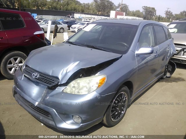 2T1KR32E65C417032 - 2005 TOYOTA COROLLA MATRIX XR BLUE photo 2