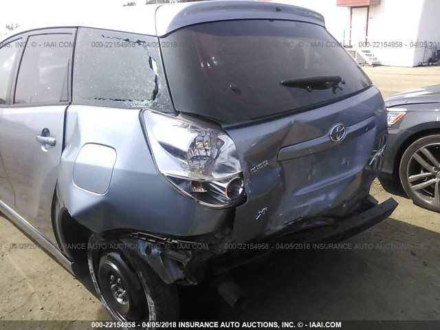 2T1KR32E65C417032 - 2005 TOYOTA COROLLA MATRIX XR BLUE photo 6
