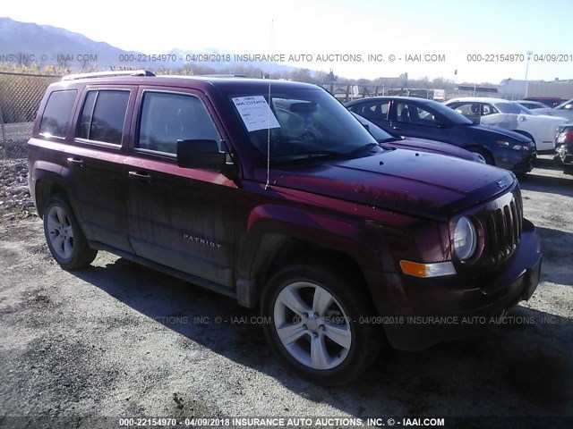 1C4NJRCB6ED880545 - 2014 JEEP PATRIOT LIMITED RED photo 1