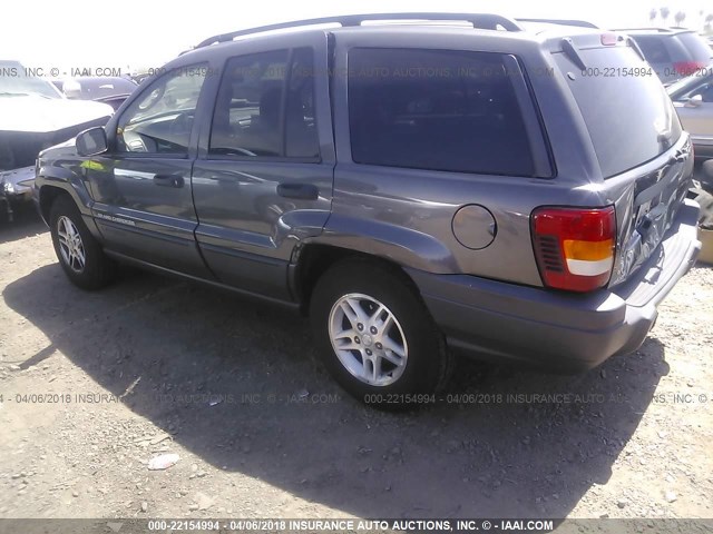 1J4GW48S04C335333 - 2004 JEEP GRAND CHEROKEE LAREDO/COLUMBIA/FREEDOM GRAY photo 3