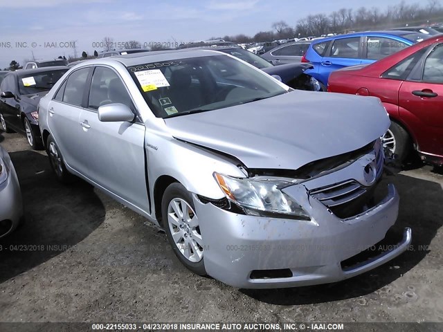 4T1BB46K87U025598 - 2007 TOYOTA CAMRY NEW GENERAT HYBRID SILVER photo 1