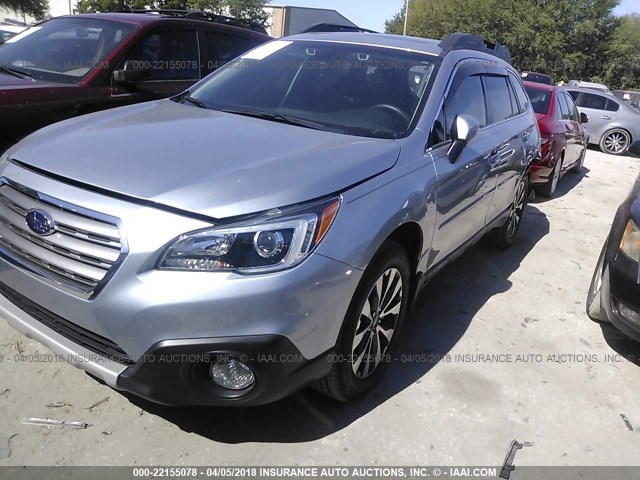 4S4BSANC7H3265872 - 2017 SUBARU OUTBACK 2.5I LIMITED GRAY photo 2