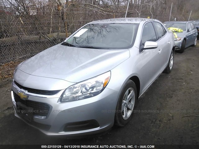 1G11C5SA7GF144613 - 2016 CHEVROLET MALIBU LIMITED LT SILVER photo 2