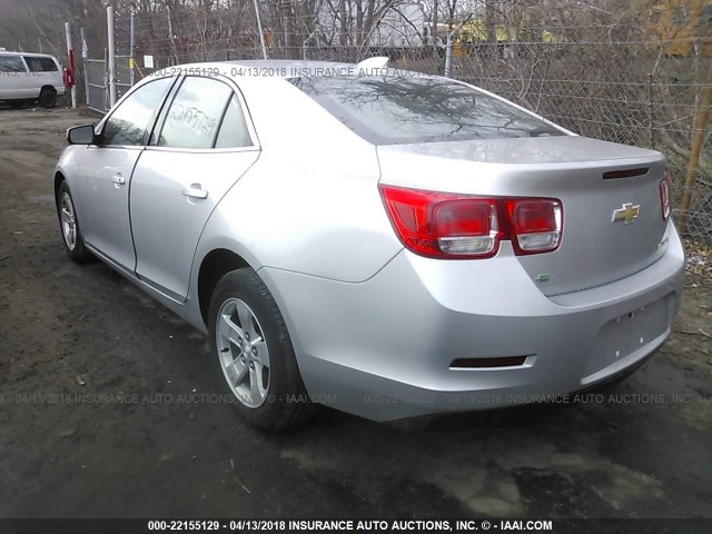 1G11C5SA7GF144613 - 2016 CHEVROLET MALIBU LIMITED LT SILVER photo 3