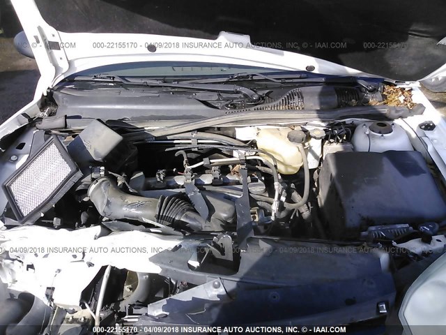 1G1ZS58F88F128592 - 2008 CHEVROLET MALIBU LS WHITE photo 10