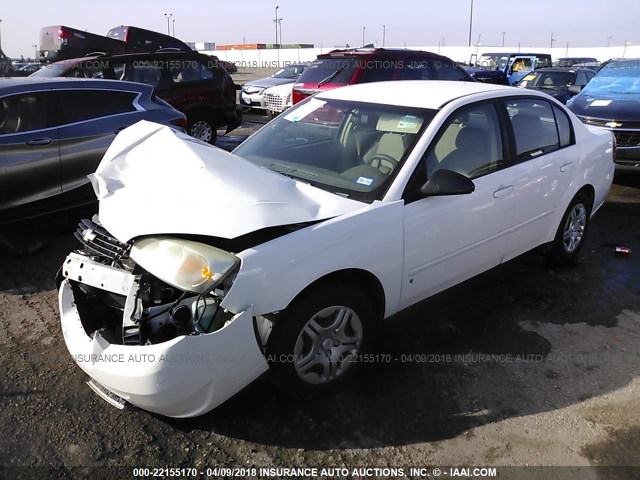 1G1ZS58F88F128592 - 2008 CHEVROLET MALIBU LS WHITE photo 2