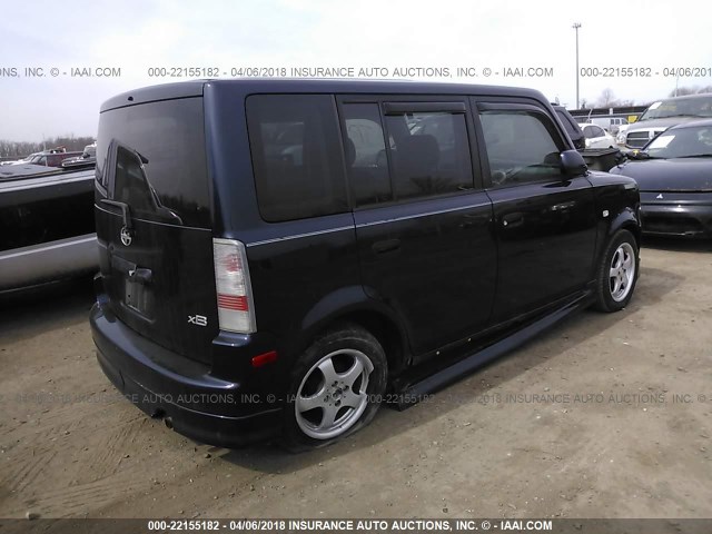 JTLKT324454020824 - 2005 TOYOTA SCION XB ლურჯი ფოტო 4