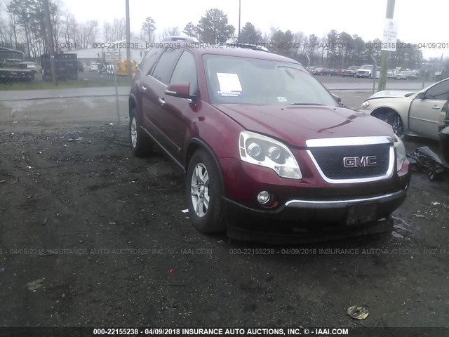 1GKER23D99J214647 - 2009 GMC ACADIA SLT-1 Granate foto 1