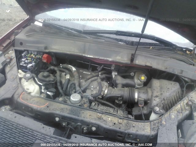 1GKER23D99J214647 - 2009 GMC ACADIA SLT-1 Granate foto 10