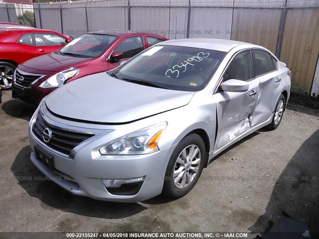 1N4AL3AP1EN334983 - 2014 NISSAN ALTIMA 2.5/S/SV/SL SILVER photo 2