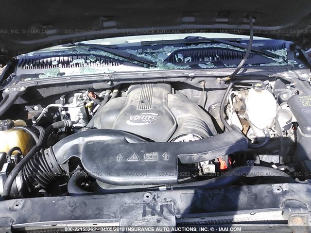 1GKEK63U64J266869 - 2004 GMC YUKON DENALI GRAY photo 10