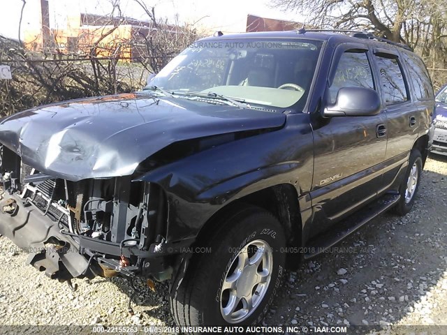 1GKEK63U64J266869 - 2004 GMC YUKON DENALI GRAY photo 2