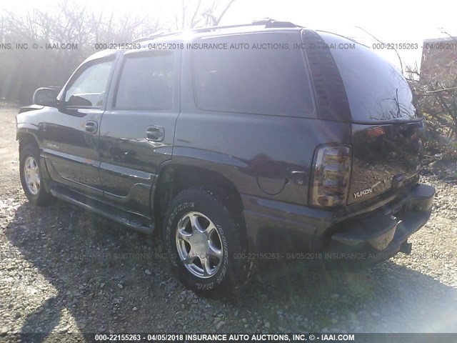 1GKEK63U64J266869 - 2004 GMC YUKON DENALI GRAY photo 3