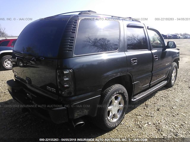 1GKEK63U64J266869 - 2004 GMC YUKON DENALI GRAY photo 4