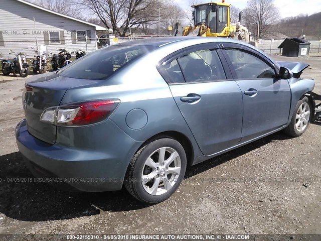 JM1BL1SF8A1334991 - 2010 MAZDA 3 I BLUE photo 4